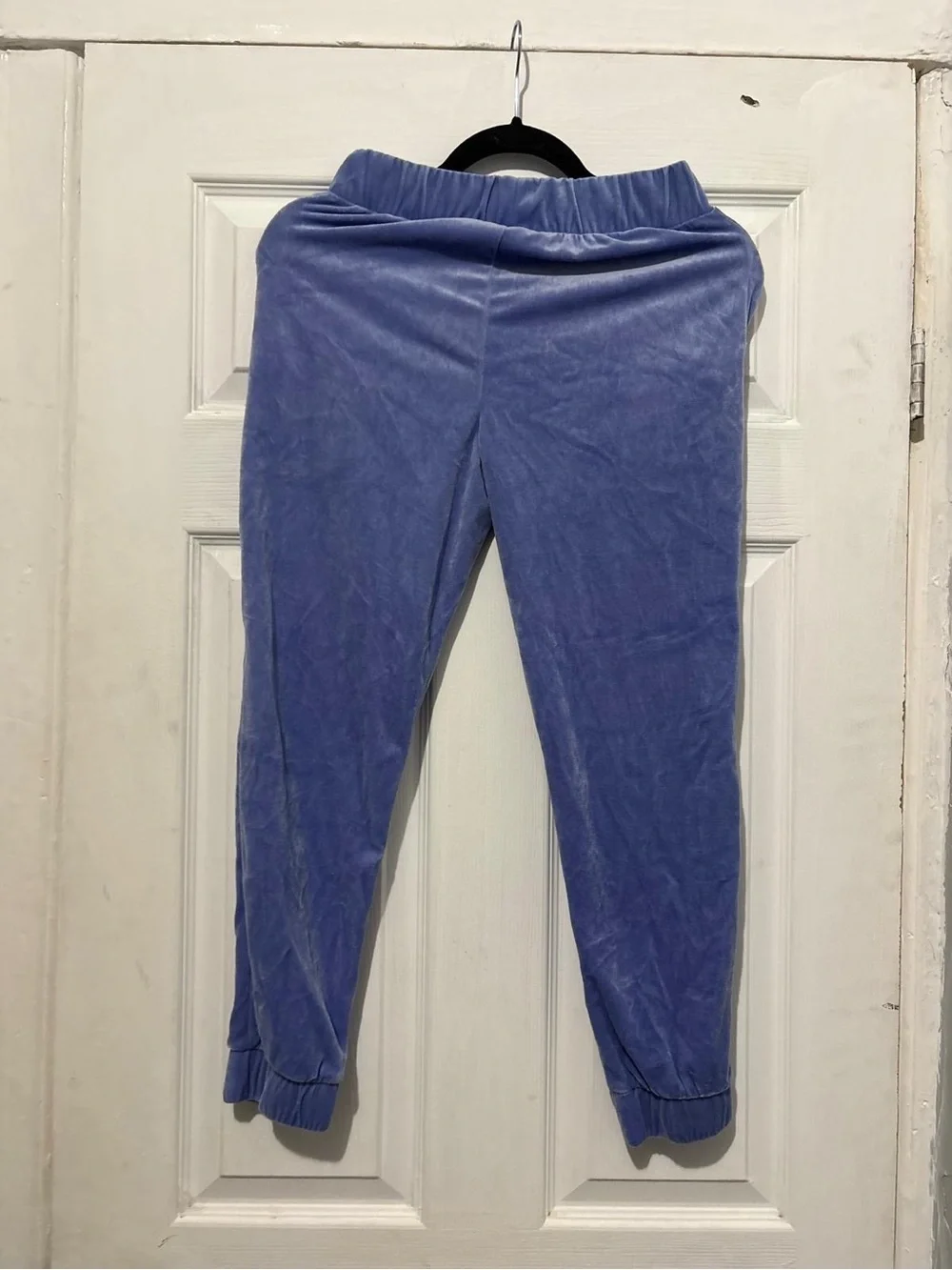 Juicy Couture Lavender Plush Velvet Joggers for Girls